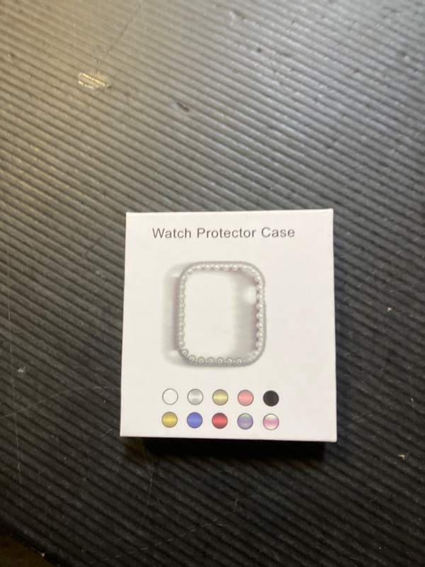 Photo 1 of Bling Bumper Case Compatible with Apple Watch Series 10 42mm, Diamond Protective Face Cover for Women, Hard PC Frame Protector for iWatch Series 10 42mm