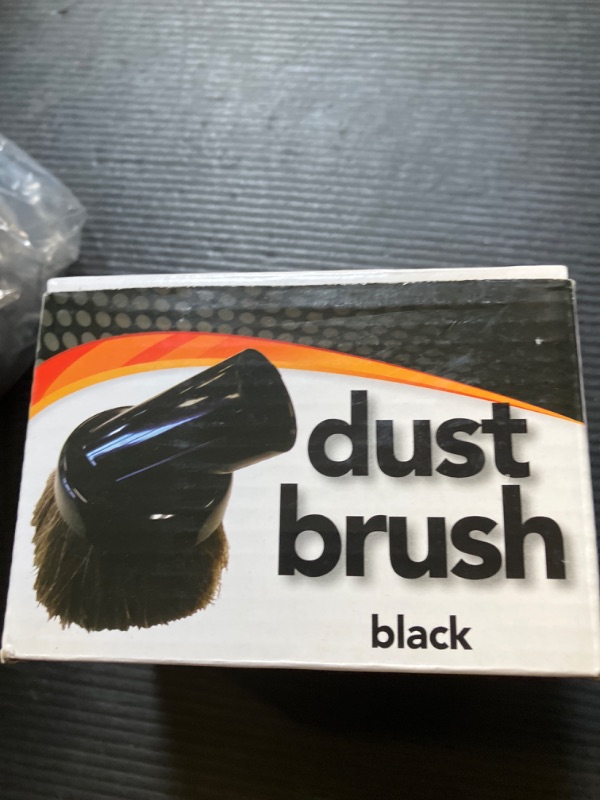 Photo 1 of MP Maresh Products Household Cleaning Vacuum Brush Attachment - Horse Hair Vacuum Cleaner Accessories, Soft, Dust Floor Brush, Compatible with Shop Vac 1-1/4" Cleaners for Hard Surfaces - Black