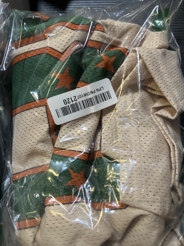Photo 1 of SOLY HUX Mens Jersey Y2k Baggy Shirts Graphic Tees Oversized V Neck Tshirts Summer Tops Beige Graphic Medium