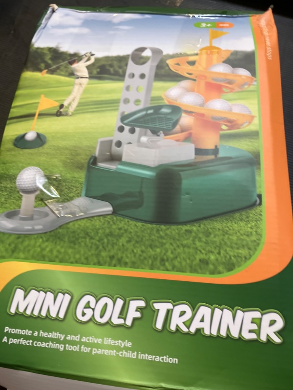 Photo 1 of Liberry Kids Golf Club Set for 3 4 5 6 7 Years Old Boys Girls, Toddler Golf Set with Golf Dispenser, Retractable Clubs & 2 Heads, Indoor Outdoor Sport Toys Birthday Gifts