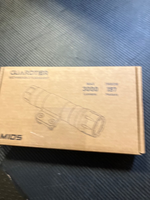 Photo 1 of Guardtier M105 3000 Lumens Mlok Weapon Light, Rechargeable Rifle Rail Flashlight with Pressure Switch, Mounting Plate Included