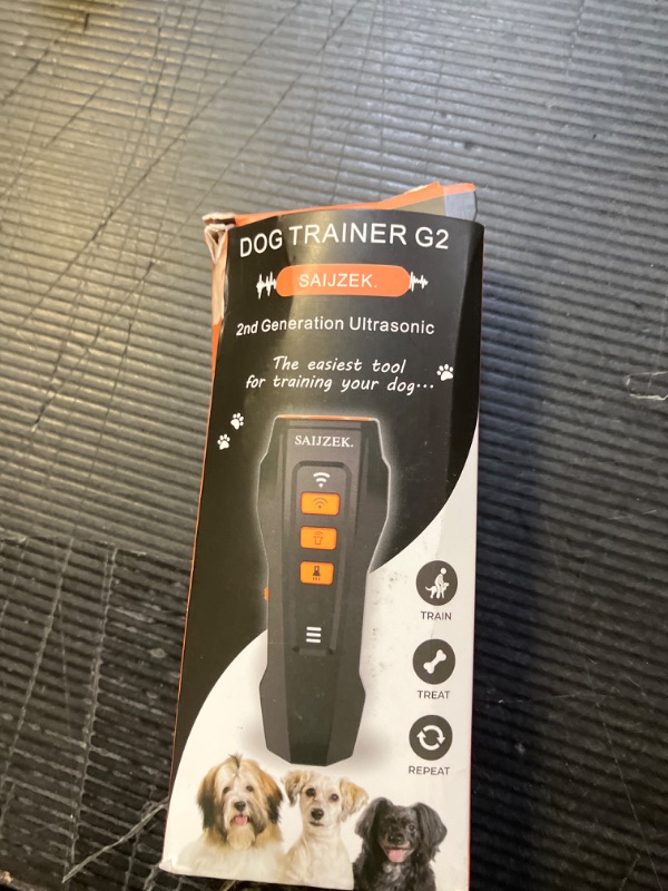 Photo 1 of Ultrasonic Dog Trainer G2 | 3-in-1 Bark Deterrent Training Device | Anti Barking Silencer | Barks No More Devices | Stop Control Dogs Bad Behavior | Stopper Corrector Clicker Repellent, Black