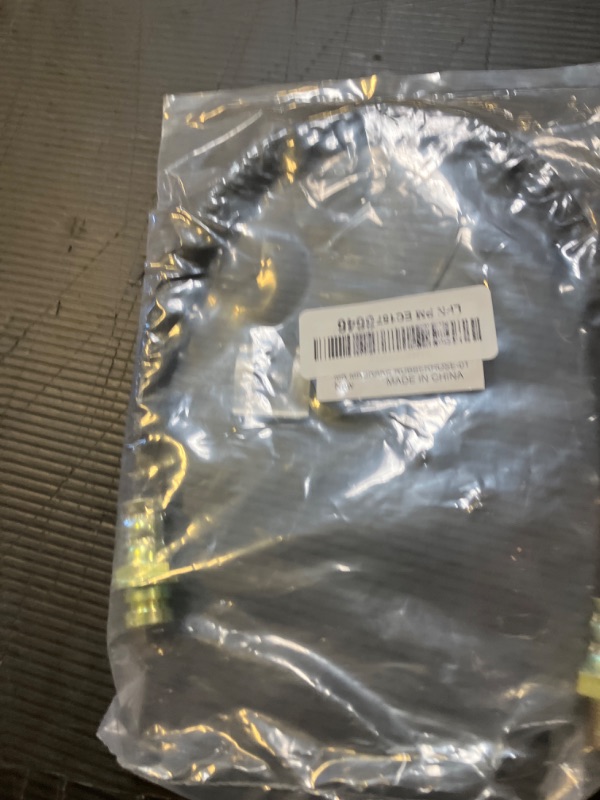 Photo 1 of MuRealy Premium 18-Inch Rubber Brake Hose - Flexible Brake Line, 3/8"-24 External Thread to 3/8"-24 Internal Thread, High Strength and Easy to Install Hydraulic Hose