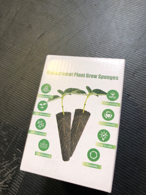Photo 1 of Tigvio 66pcs Hydroponic Seed Pod Kit - Compatible with Aerogarden and All Brands - Grow Anything Indoor Garden System - Includes 15 Grow Sponges, 15 Baskets, 20 Labels and Tweezer for Easy Planting