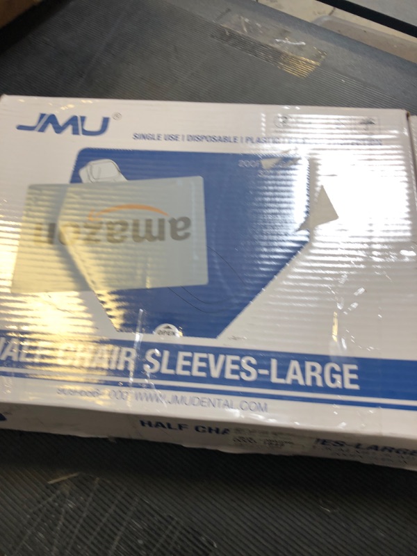 Photo 1 of JMU 200PCS Dental Half Chair Cover, 32" x 32" Disposable Clear Plastic Sleeve Protector, Large