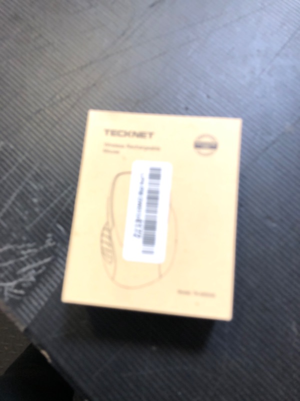 Photo 1 of TECKNET Rechargeable Wireless Mouse, 2.4G Silent Mouse, Quiet Click, 6 Adjustable 4800 DPI, Cordless Computer Mouse, Ergonomic Mouse for Laptop, 6 Buttons USB Mouse for Chromebook, Ergo Grip - Black