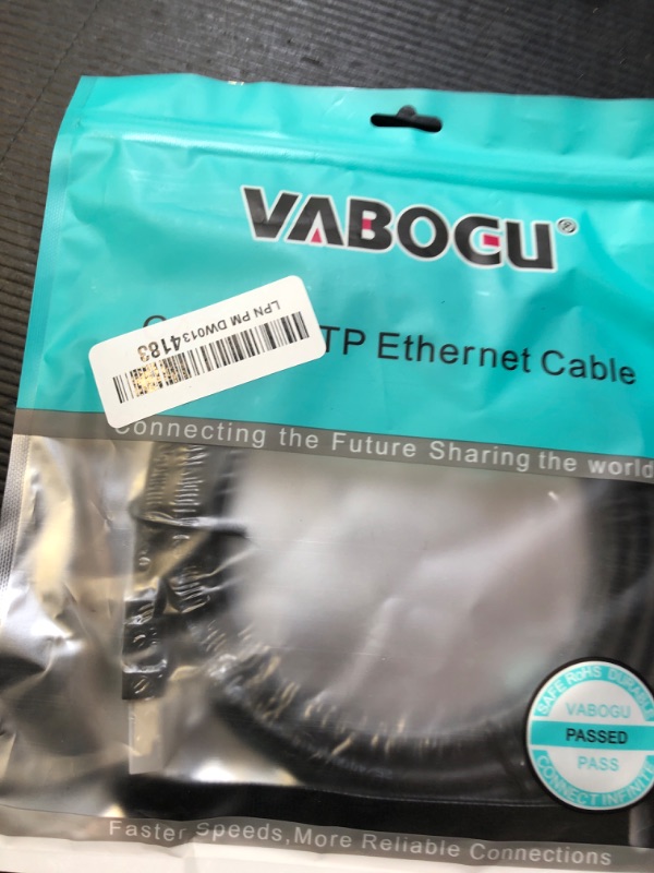 Photo 1 of Cat 8 Ethernet Cable, 1.5Ft 3Ft 6Ft 10Ft 15Ft 20Ft 30Ft 40Ft 50Ft 60Ft 100Ft Heavy Duty High Speed Internet Network Cable, Professional LAN Cable Shielded in Wall, Indoor&Outdoor