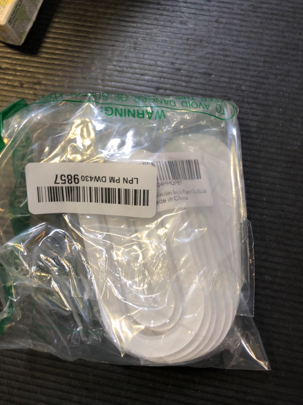 Photo 1 of 10 Pack Sublimation Blanks Acrylic Paper Clips, 4" x 2" Jumbo Paper Clips Clear for Heat Transfer DIY Design, School Classroom Stationery Office, Home Gift Crafts Supplies