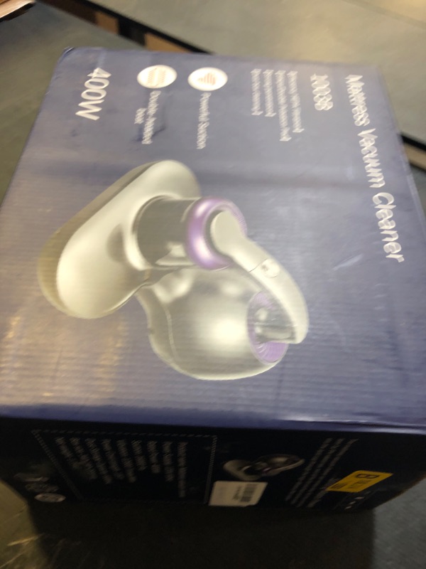 Photo 1 of Mattress Vacuum Cleaner, Handheld UV Bed Vacuum Cleaner 16KPa & 12800 Vibrations Per/Min Upgraded Effectively Clean Up Bed, Pillows, Cloth Sofas, Carpets and Ther Fabric Surfaces