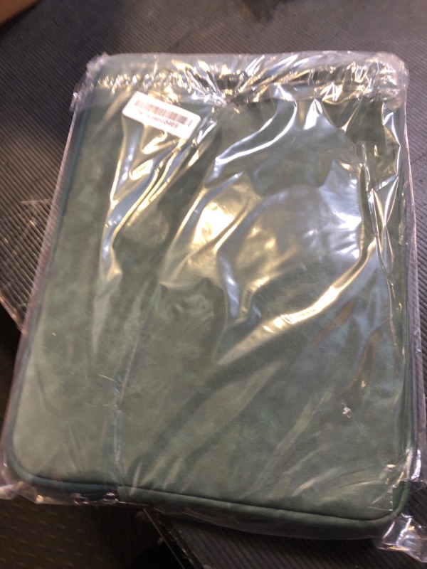 Photo 1 of DOMISO 14 inch Laptop Sleeve Water-Resistant Carrying Case with Accessory Bag for 14" HP/Dell/Asus, 15 Zoll MacBook Pro,Dark Green