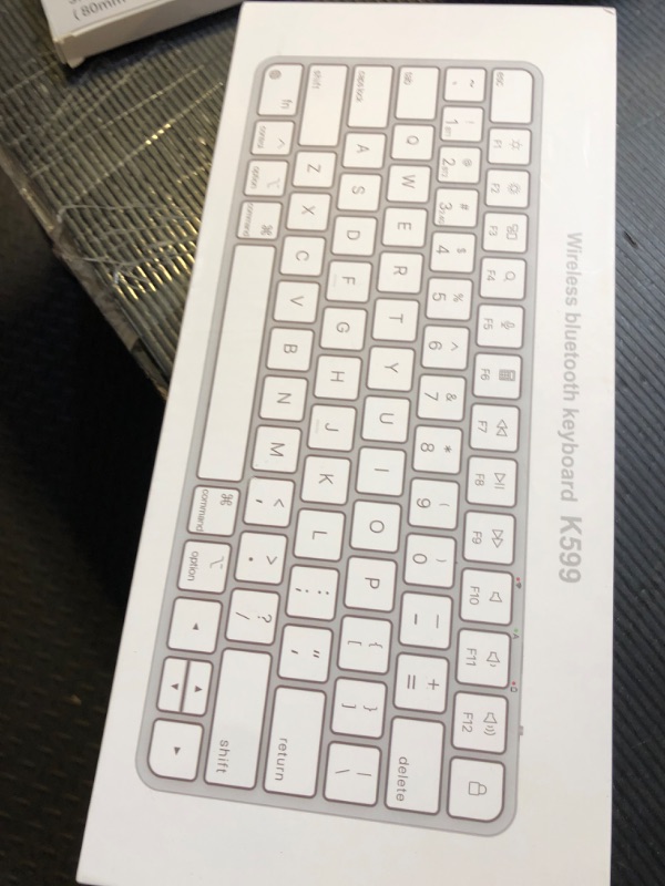 Photo 1 of ULSOU Wireless Keyboard for Mac, Bluetooth/2.4G USB Dual-Channel Connection, Multi Device, Rechargeable Bluetooth Keyboard Compatible with Mac, iPad, iPhone