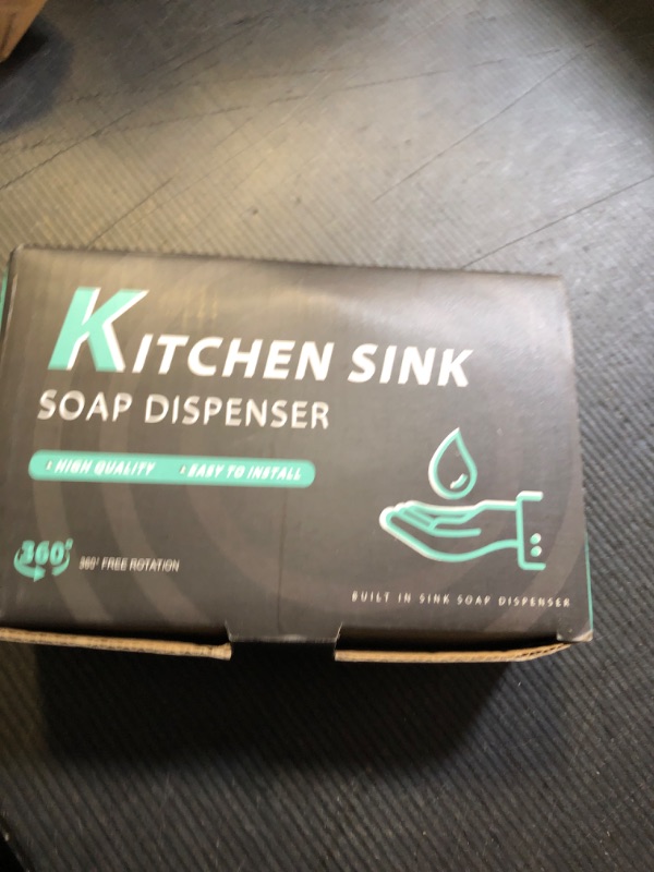 Photo 1 of Soap Dispenser for Kitchen Sink, Brushed Nickel Built in Sink Soap Dispenser, Stainless Steel Kitchen Soap Pump Head with 17oz Bottle