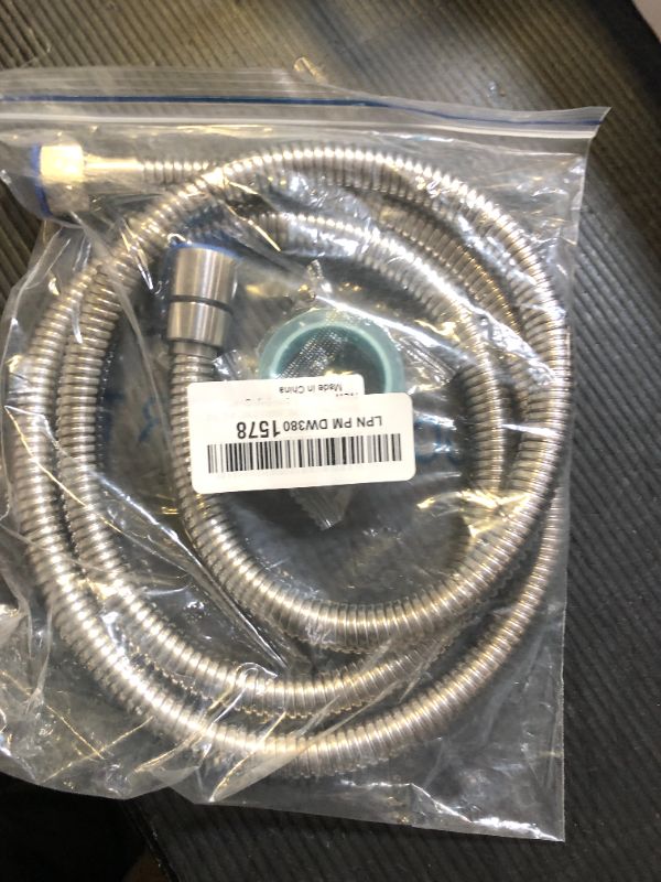 Photo 1 of TEELLA 59" Shower Hose, Extra Long 304 Stainless Steel Handheld Shower Head Hose Extension/Replacement, Flexible & Durable, G1/2 Universal Insert & Nut