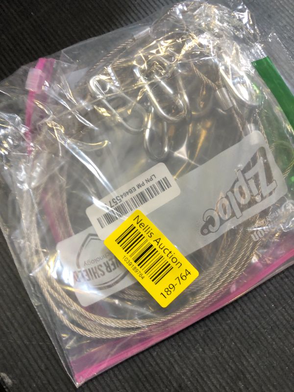 Photo 1 of Lsqurel 5 Pack Stage Light Safety Cable Stainless Steel Security Wire for Lighting, Luggage, Garage Goor, Camera