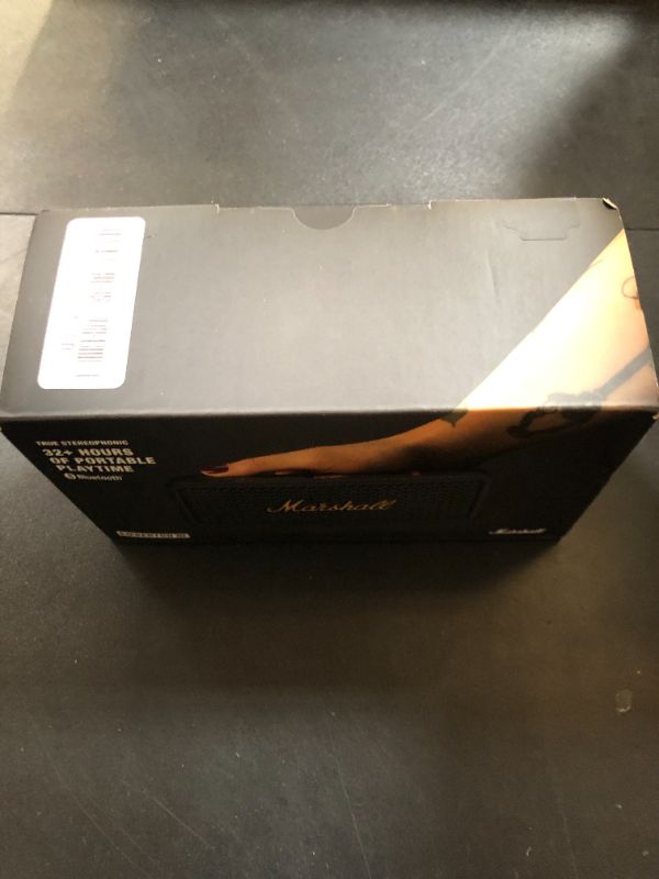 Photo 1 of Marshall Emberton III Portable Bluetooth Speaker - Black & Brass