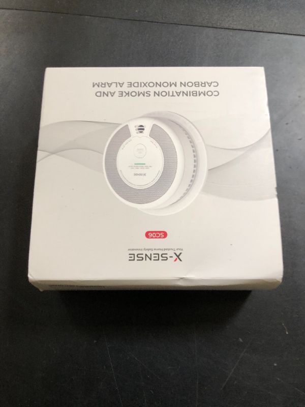 Photo 1 of X-Sense 2-in-1 Smoke and Carbon Monoxide Detector Alarm (Not Hardwired), 10-Year Battery-Operated Dual Sensor Fire & CO Alarm, SC06, 1-Pack