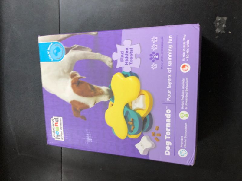 Photo 1 of Outward Hound by Nina Ottosson Dog Tornado Treat Puzzle Dog Toy, Level 2 Intermediate, Blue