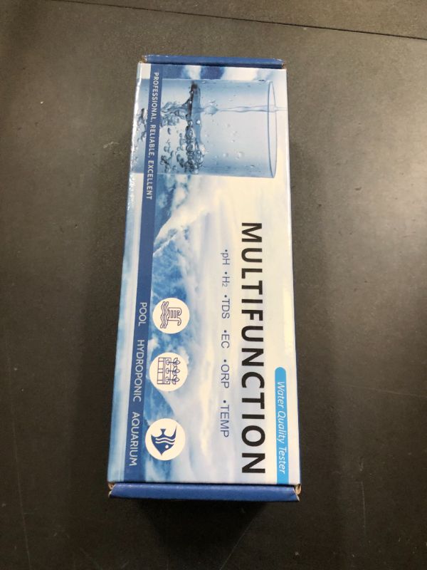 Photo 1 of Hydrogen Water Tester, ORP Meter, TDS pH Meter for Drinking Water, YINMIK 6 in 1 pH TDS H2 EC ORP Temp Water Quality Meter, Digital pH PPM EC Monitor