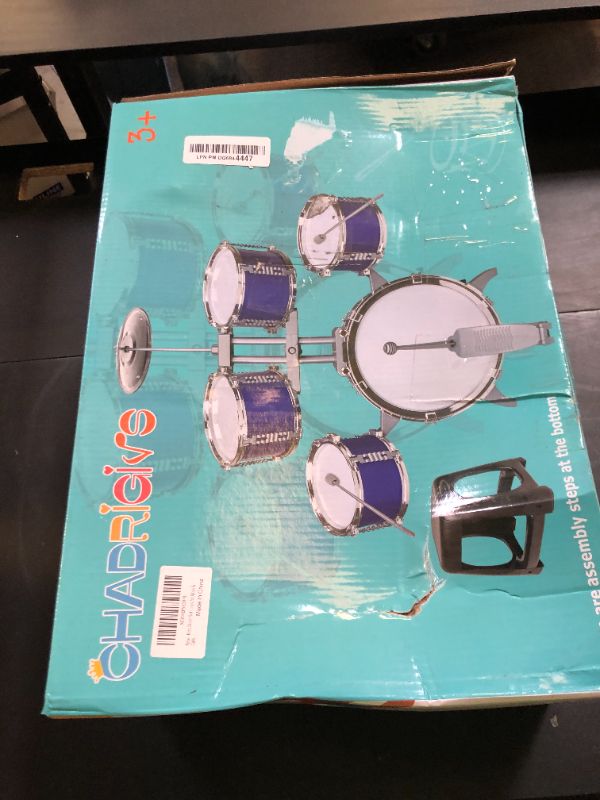 Photo 1 of Upgraded Kids Drum Set for Toddlers 1-3 Plastic Musical Jazz Drum Instruments Kit Birthday Musical Learning Toys for 4 5 6 Boys Girls