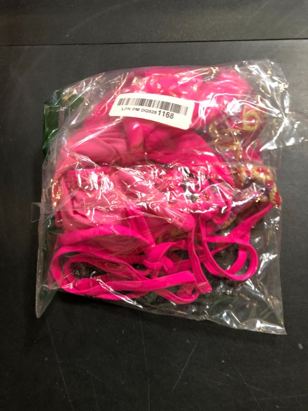 Photo 1 of BMJL Womens Triangle Bikini Sets Sexy Swimsuit Color Block String Two Piece Bathing Suit(M,Hot Pink)