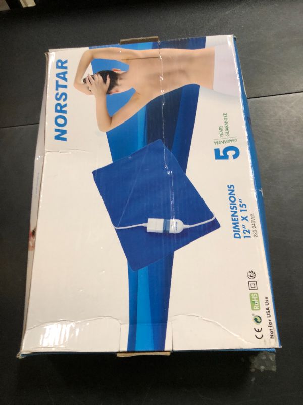 Photo 1 of Norstar Moist and Dry Heating Pad for Overseas Use only 220/240 Volt