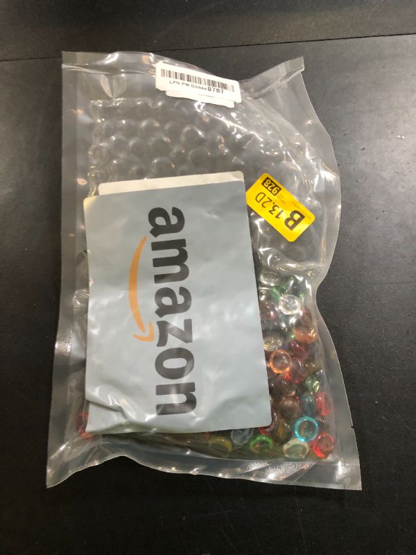 Photo 1 of 1 LB Mix Color Glass Beads, Mini Flat Glass Marbles~150PCS for Vase Fillers, Floral Bottom Mancala Gems Pebbles Fish Tank Rocks for Table Scatter Aquarium,Home Decorative Art Craft Supplies(0.5"~0.7")