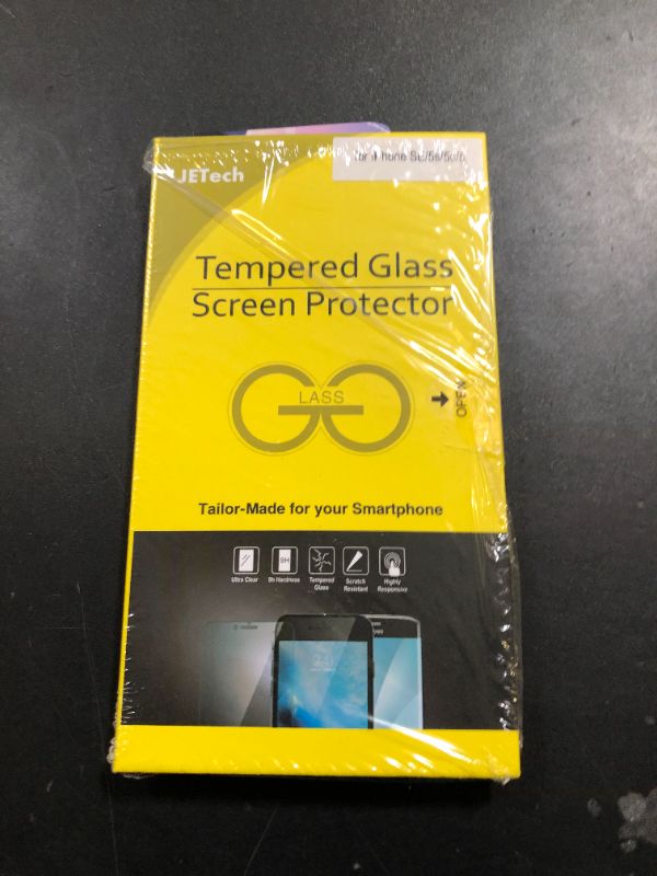Photo 1 of JETech Screen Protector for iPhone 5s/5c/5/SE 2016 (Not for 2022/2020 Edition), Tempered Glass Film, 2-Pack