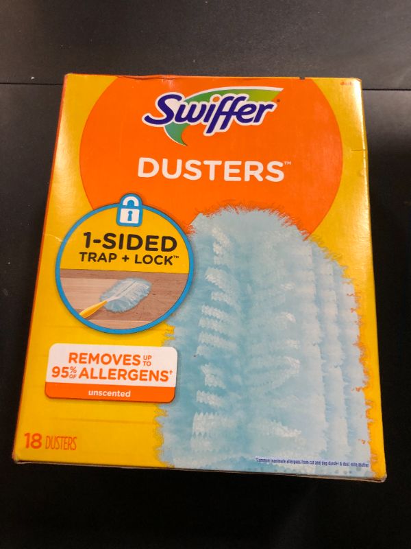 Photo 1 of Swiffer® Dry Sweeping Cloth Refills, Unscented, 9 1/2" x 7 5/8", Pack of 18 Cloths