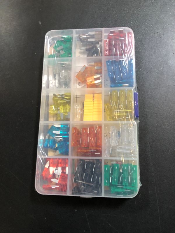 Photo 1 of 140 Pcs Fuses Automotive Kit - Blade Auto Fuse Assortment Standard and Mini Car Fuse for Marine, RV, Camper, Boat, Truck (5A 7.5A 10A 15A 20A 25A 30AMP/ATC/ATO)
