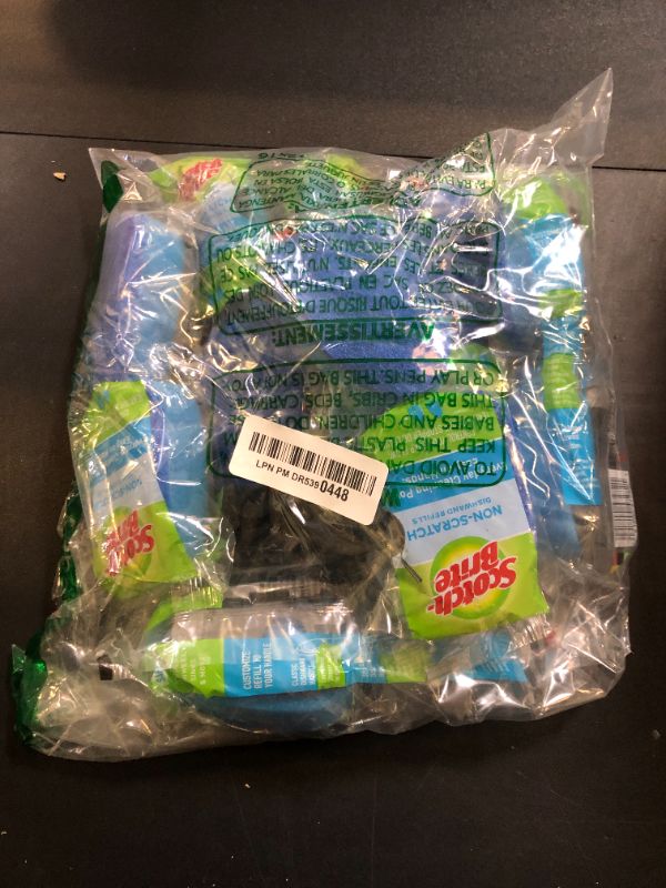 Photo 1 of Scotch-Brite Non-Scratch Dishwand Refill, 14 Dish Wand Sponge Refills, Removes Stuck-on Food, Best for Nonstick Pots and Pans, Glass, Tubs & Showers, Fits all Scotch Brite Dishwands