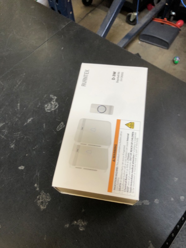 Photo 1 of AVANTEK Wireless Doorbell, D-3W Waterproof Door Chime Kit Operating at over 1300 Feet with 2 Plug-In Receivers, 52 Melodies, CD Quality Sound and LED Flash
