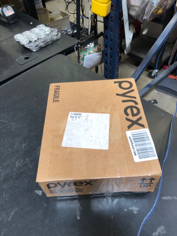 Photo 1 of Pyrex Colors (7 Cup) Tinted Glass Large Round Food Storage Container, Snug Fit Non-Toxic Plastic BPA-Free Lids, Freezer Dishwasher Microwave Safe, Blue