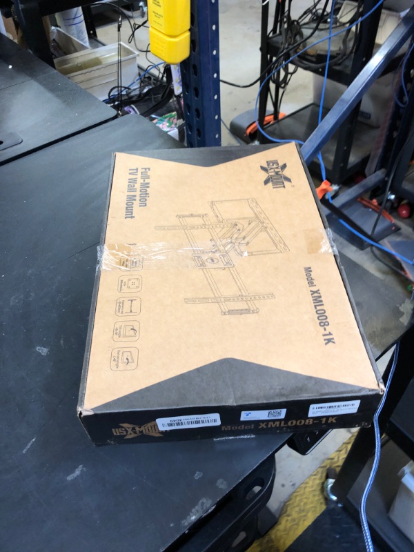 Photo 1 of USX Mount Full Motion TV Wall Mount for Most 42-86 inch Flat Screen/LED/4K, TV Mount Bracket Dual Swivel Articulating Tilt 6 Arms, Fits 8” 12” 16" Wood Studs,Max VESA 600x400mm, Holds up to 132lbs
