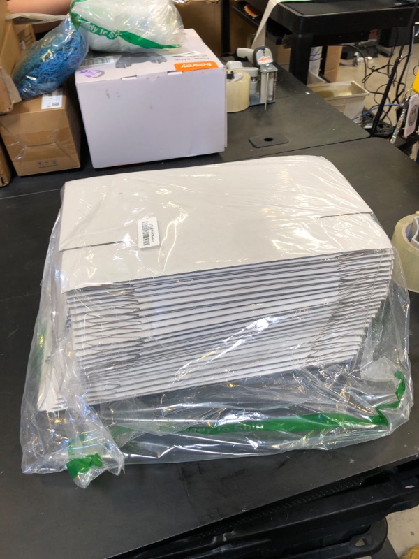 Photo 1 of Yidomto 10x7x3 White Small Shipping Boxes - 25 Pack Corrugated Cardboard Mailer Boxes for Packaging, Mailing, Gift Giving | Sturdy, Recyclable, Perfect for Small Business Supplies, Ecommerce