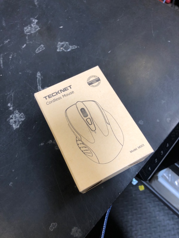 Photo 1 of TECKNET Wireless Mouse, 2.4G Ergonomic Optical Mouse, Computer Mouse for Laptop, PC, Computer, Chromebook, Notebook, 6 Buttons, 24 Months Battery Life, 2600 DPI, 5 Adjustment Levels