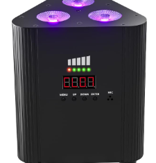Photo 1 of Rechargeable RGBW Stage Lights, Battery Powered LED Par Lights Uplighting, Remote DMX Sound Activated Cordless Uplights for Events, Party, Wedding, Concert, Dance, Church 