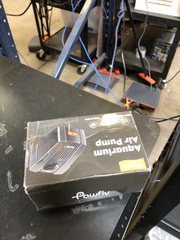 Photo 1 of Pawfly Aquarium Air Pump 50 GPH Fish Tank Oxygen Pump for 10-60 Gallon Fish Tanks Buckets Dual Outlet Adjustable Ultra Quiet Aerator Pump with Airline Tubing Air Stones Connectors and Check Valves