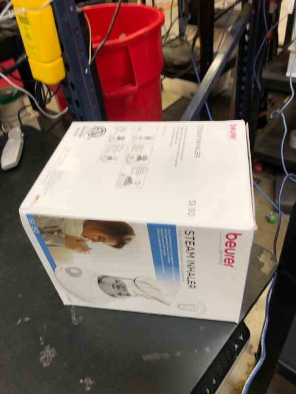 Photo 1 of Beurer SI30 Steam Inhaler for Sinus Congestion & Allergies, Drug-Free, Quick 3-5 Minute Setup, Ultra-Quiet, Face Steamer with Variable Steam Control, Universal Mask
