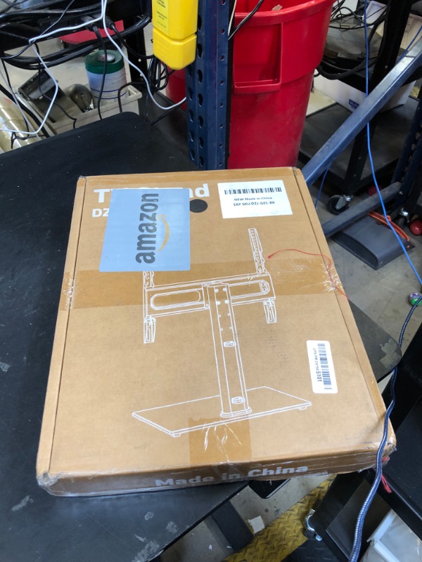 Photo 1 of DUMOS Universal TV Stand Mount, Adjustable TV Stands with Cable Management for 26-55 Inch TVs, Holds Up to 99 LBS, 3 Height Adjustability, Max VESA 400x400mm - Great for Home Entertainment, Ink