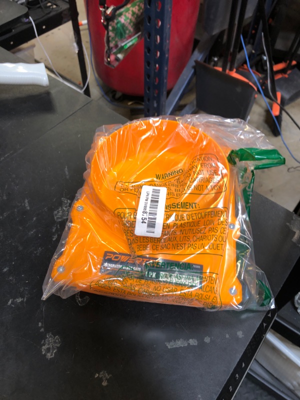 Photo 1 of POWERTEC 6 Inch Blast Gate, Anti-Clog & Easy-Clearing Blast Gate for Dust Collector & Dust Collection Fittings, 1PK (70385)