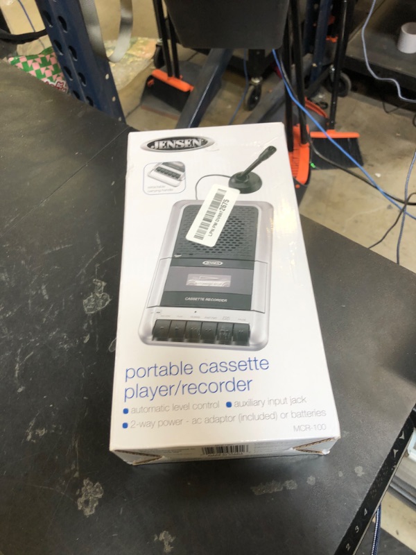 Photo 1 of Jensen MCR100 Cassette Player and Recorder with One Touch