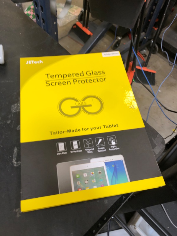 Photo 1 of JETech Screen Protector for iPad Pro 12.9-Inch (2015/2017 Model, 1st/2nd Generation), Tempered Glass Film