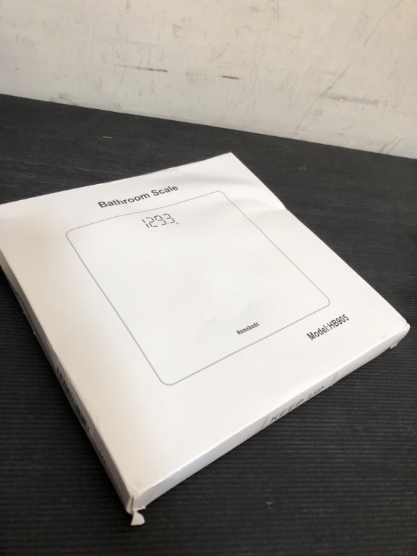Photo 1 of Homebuds Digital Bathroom Scale for Body Weight, Weighing Professional Since 2001, Crystal Clear LED and Step-on, Batteries Included, 400lb/180kg, Blue