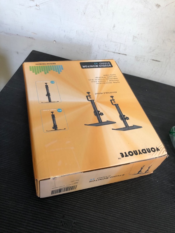Photo 1 of Vondynote Set of 2 Desktop Clamp Speaker Stands Short Studio Monitor Stands Height Adjustable