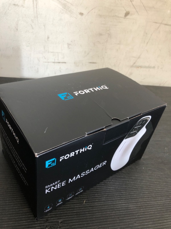 Photo 1 of FORTHiQ Knee Massager Smart with Heat, Red Light and Massage Therapy, 3-in-1 Cordless, 2024 Updated Edition, FSA or HSA Eligible, Gifts for Grandma & Grandpa