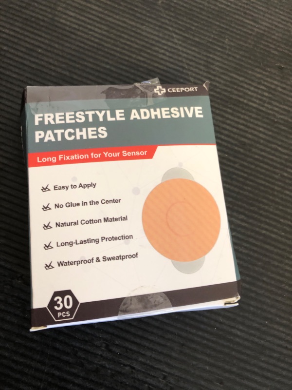 Photo 1 of Ceeport 30 Pack Freestyle Adhesive Patches, Sensor Covers Intended for Freestyle Libre 2/3-Enlite-Medtronic Guardian, CGM Sensor Patches, No Glue in The Center, Long Fixation for Your Sensor(Tan)