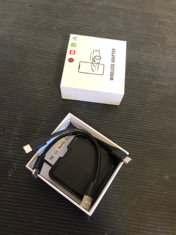 Photo 1 of Wireless CarPlay Adapter, 2025 Upgrade Support Netflix/YouTube/TF Card Plug & Play Dongle with Apple Car Play Wireless Adapter Android Auto Wireless Adapter for Cars from 2015&iPhone iOS10+