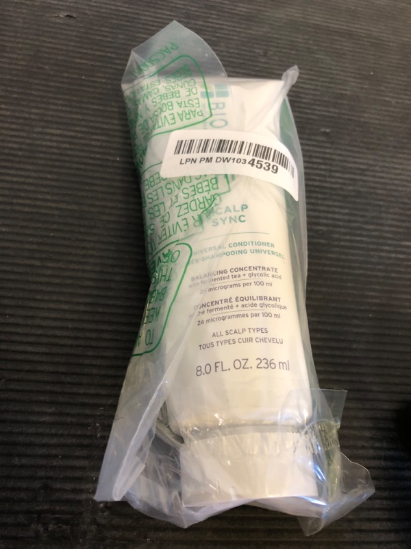 Photo 1 of BIOLAGE Scalp Sync Universal Conditioner - Nourishing & Hydrating for All Scalp Types, Lightweight Conditioning, Fermented Tea Blend & Glycolic Acid, Vegan & Paraben-Free, 8 Fl Oz, packaging may vary