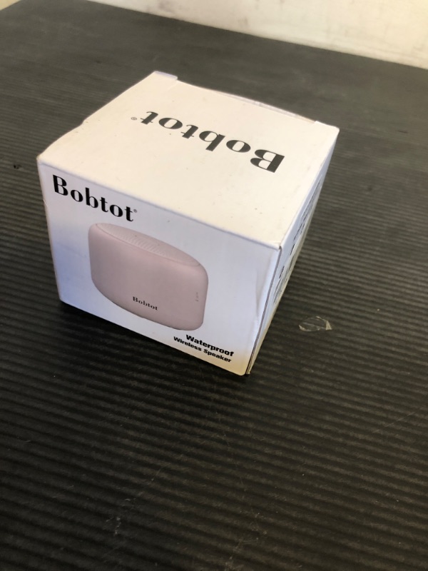 Photo 1 of Bobtot Portable Bluetooth Speakers with Strap Easy to Carry, Wireless IPX5 Waterproof Mini Speaker with Loud Stereo Sound, 20 Hours Playtime, Rechargeable Battery, Built-in Microphone, Pink