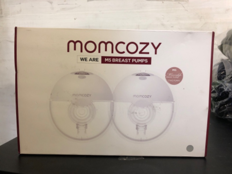 Photo 1 of Momcozy Breast Pump, Double-Sealed Flange for Comfort - 24mm, 2 Pack Ash Gray